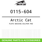 0115-604 Arctic Cat Oem Plate Pad