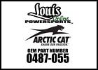0487-055 Arctic Cat Cable Park Brake New Oem 886224537412