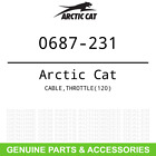 0687-231 Arctic Cat Oem Cable Throttle