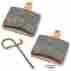 1702-245 Arctic Cat Snowmobile Brake Pads Set Pair 2012-2016 Zr F Xf M Bc Pa 886224987774