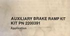 2200391 Polaris Aux Brake Ramp Kit Part
