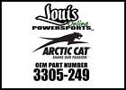 3305-249 Arctic Cat Bracket Brake Disk New Oem 886224486567
