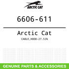 Hood-27.5in 6606-611 Arctic Cat Oem Cable