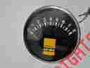 8000rpm Ski-doo Vtg Bombardier Snowmobile Tachometer Gauge Blizzard Black Dot