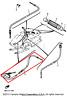 87a-26340-00-00 Yamaha New Oem Snosport Brake Cable