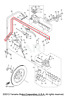 8en-26351-00-00 Yamaha New Oem Sx Viper Mountain Brake Cable
