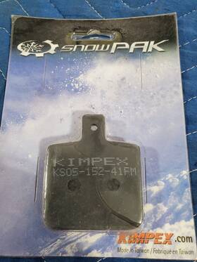K0515241fm Arctic Cat 273808 Kimpex Snow Pak Metal Brake Pads 0702-229
