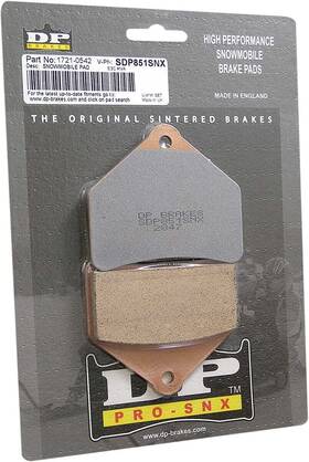 3334-d874509-94 Dp Brakes Snx High Friction Hh Pads For 2014-2017 Arctic Cat M 6000 Sno Pro 153
