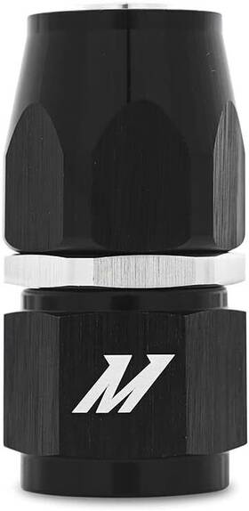Mmft-sw-12-st Mishimoto -12an Aluminum Braided Line Fitting Straight - Black