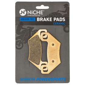 519-kpa2335d Niche Brake Pad Set For Arctic Cat 1436-420 Polaris Front Rear Ceramic 500 700 400