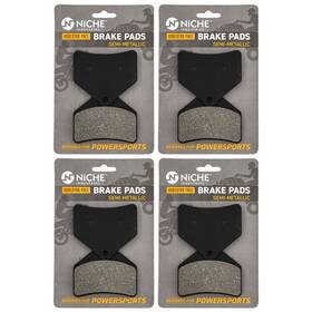 519-kpa2501d Niche Brake Pad Set Arctic Cat Crossfire Lynx 2000 Rear Semi-metallic 4 Pack