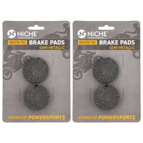 519-kpa2512d Niche Brake Pad Set For Arctic Cat Cougar Bearcat 440 550 Rear Semi-metallic 2 Pack