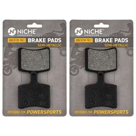 519-kpa2513d Niche Brake Pad Set For Arctic Cat Zr 6000 Sno Pro 600 Rear Semi-metallic 2 Pack