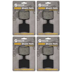 519-kpa2514d Niche Brake Pad Set For Arctic Cat M6000 M8000 3602-061 Rear Semi-metallic 4pack