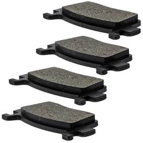 519-kpa2614d Niche Brake Pad Set For Kawasaki Teryx Krx 1000 43082-0197 Rear Organic 2 Pack