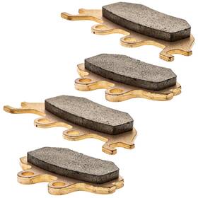 519-kpa2615d Niche Brake Pad Set Kawasaki Mule Pro Fx Fxr Dx 43082-0140 Rear Ceramic 2 Pack