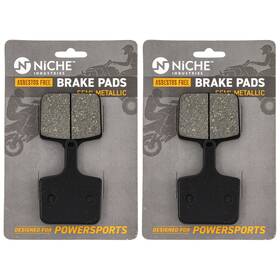 519-kpa2628d Niche Brake Pad Set For Polaris 340 Touring Indy 500 Rmk Rear Semi-metallic 2 Pack