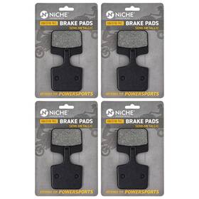 519-kpa2634d Niche Brake Pad Set For Polaris Widetrak 550 600 Iq Rear Semi-metallic 4 Pack