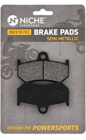 519-kpa2638d Niche Brake Pad Set For Yamaha Apex Ltx Attak Nytro Rx1 Rs Vector Rear Semi-metallic