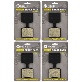 519-kpa2641d Niche Brake Pad Set For Arctic Cat Xf 800 M6000 Zx 4000 8000 Zr Rear Organic 4 Pack