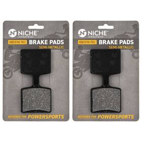 519-kpa2643d Niche Brake Pad Set For Yamaha Sr Viper Sidewinder Ltx Mtx Rear Semi-metallic 2 Pack