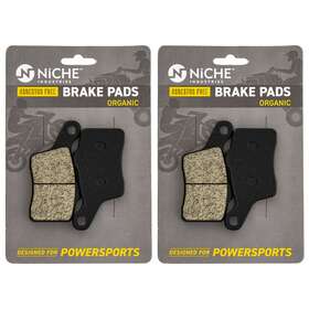 519-kpa2657d Niche Brake Pad Set For Ski-doo Gsx 600 Summit Renegade X 800r Rear Organic 2 Pack
