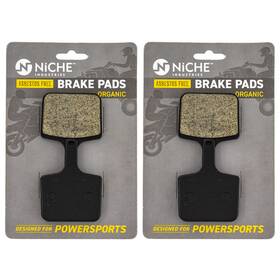 519-kpa2661d Niche Brake Pad Set For Polaris Classic 800 Edge Indy 500 Rmk Rear Organic 2pack