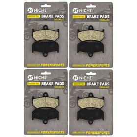 519-kpa2670d Niche Brake Pad Set For Yamaha Apex Ltx Attak Nytro Rx1 Rear Organic 4 Pack