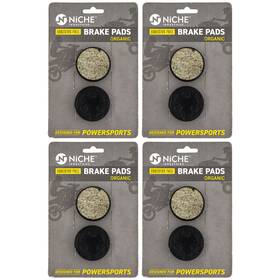 519-kpa2671d Niche Rear Brake Pad Set For 89j-25811 Yamaha Exciter Venture Semi-metallic 4 Pack