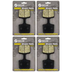 519-kpa2673d Niche Brake Pad Set For Polaris Indy 600 800 Rmk Rush Switchback Rear Organic 4 Pack