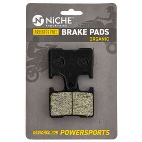 519-kpa2681d Niche Brake Pad Set For Yamaha Venture Xl Phazer Mountain Lite Rear Organic