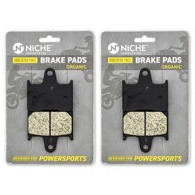 519-kpa2683d Niche Brake Pad Set For Yamaha Srx600s Srx700s Vmax 500 600 Rear Organic 2 Pack