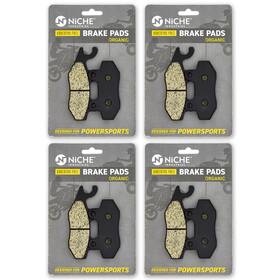 519-kpa2687d Niche Brake Pad Set For Yamaha Phazer Mountain Lite Gt Mtx Rear Organic 4 Pack