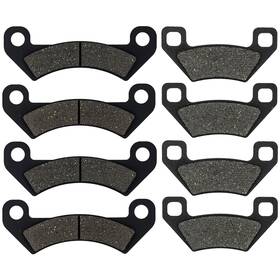 Mk1012639 Niche Brake Pad Set Arctic Cat Wildcat Sport 700 Xt Ltd 2502-462 Semi-metallic