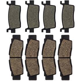 43082-0197 Niche Mk1012648 Brake Pad Set For Kawasaki Teryx Krx4 1000 43082-0196 Organic