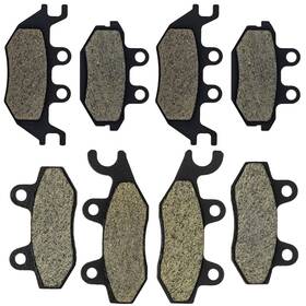 Mk1012654 Niche Brake Pad Set For Kawasaki Mule Pro Fxt Fx Fxr Dx Dxt Organic
