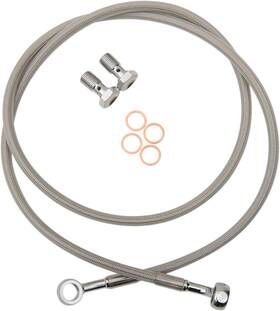 6851-p791543-11 Parts Unlimited Extended Length Brake Line-42.25 Inch For 2012-2017 Ski-doo
