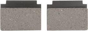 9552-p364945-12 Parts Unlimited Semi-metallic Brake Pad Set For 1978-1982 Ski-doo Elite