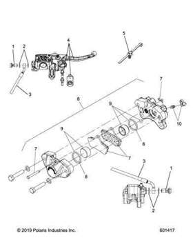1912878 Polaris Asm-brake Line Part