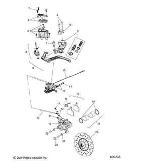 2206235 Polaris K-service Disc Lwt 15t Cc Switchback Rush Indy 600