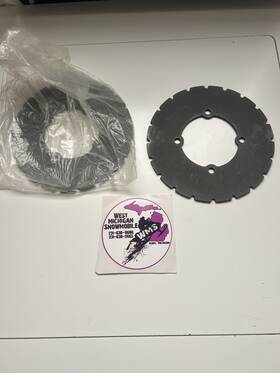 5211869 Polaris Disk Brake 7.21 Od Notch Lot Of 2 P/n Xpedition Magnum