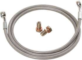 Bl-16 Race Shop Incorporated Rsi Extended Brake Line 6 Inch Silver Polaris 600 Pro-rmk/800 Pro-rmk/850 Pro-rmk