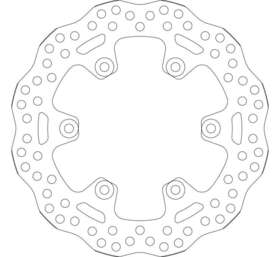 6095 Sbs Upgrade Rear Brake Rotor