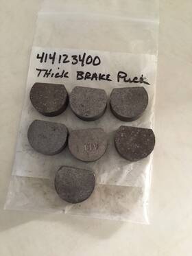414123400 Ski-doo Oem Brake Puck Lot Of 7