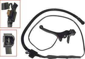 V7r709yyq0 Sport Parts Sp1 Heated Black Brake Lever For Ski Doo Expedition 1200 154in 11-17