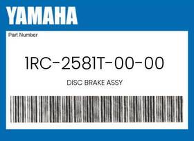1rc-2581t-00-00 Yamaha Genuine Disc Brake Assy -
