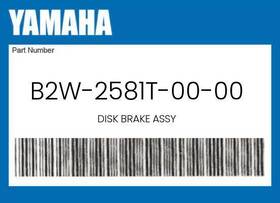 B2w-2581t-00-00 Yamaha Genuine Disk Brake Assy -
