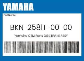 Bkn-2581t-00-00 Yamaha Genuine Disk Brake Assy -