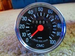 Evinrude,johnson Vintage Vdo Speedometer Gauge 0-100 Mph. Fixed Price $50.00.