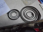 Vintage Nos Hirth Late Single And Twin Recoil Spring, 165A20 With Eye Hook. Fixed Price $19.99.